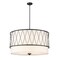 Z-Lite Dalton 5 Light Pendant, Matte Black & White 198-32MB - alternate 1